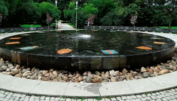Ганзейский фонтан в Новгороде